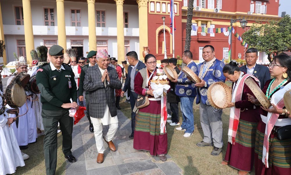 सोनाम ल्होछारको सुभारम्भ राष्ट्रपति कार्यालयबाट  