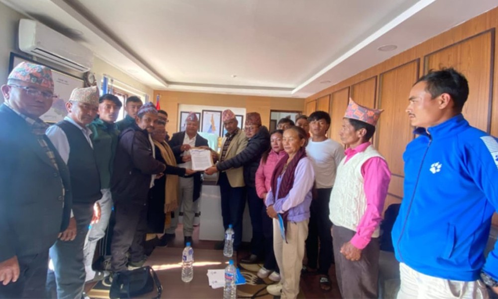 बराम विशेष, संरक्षित वा स्वायत्त क्षेत्र घोषणा गर्न तीन गाउँपालिकालाई ज्ञापनपत्र 