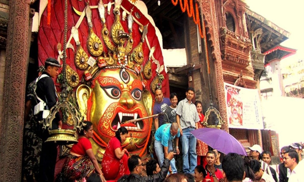 हनुमानढोका दरबार क्षेत्रमा सांस्कृतिक तथा धार्मिक पर्व इन्द्रजात्रा आजदेखि सुरु