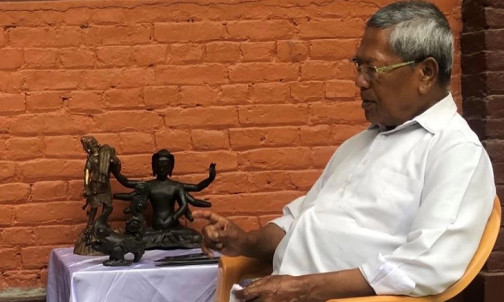 क्रोधकला शिरोमणि मूर्तिकार कालु कुमालेको निधन