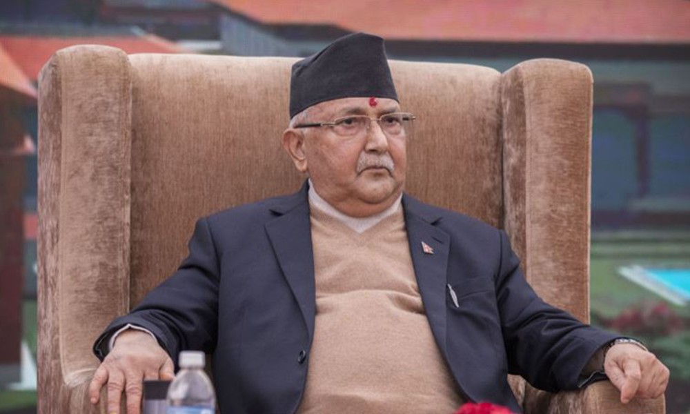 देश बिग्रिएको काल्पनिक भाष्य खडा गरेर आक्रोश सिर्जना गरिएको आरोप लगाउँदै निवर्तमान प्रधानमन्त्री ओलीको सनसनीपूर्ण वक्तव्य 